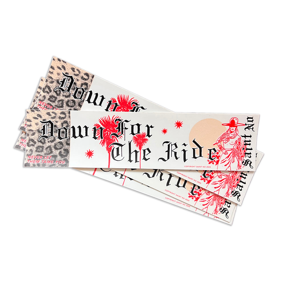 Down For The Ride Sticker